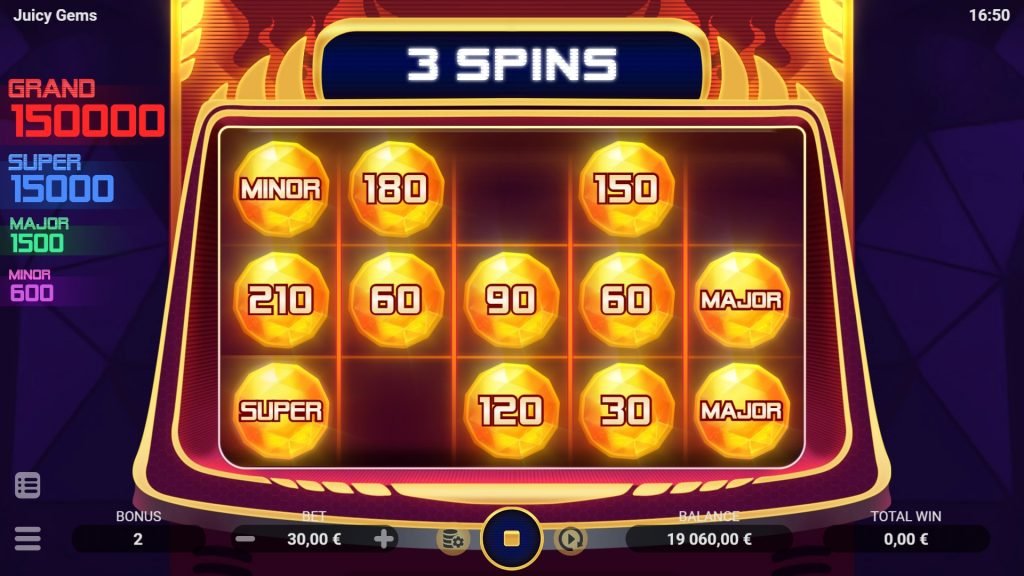 เกมสล็อต Juicy Gems จากเว็บไซต์ ufa77king