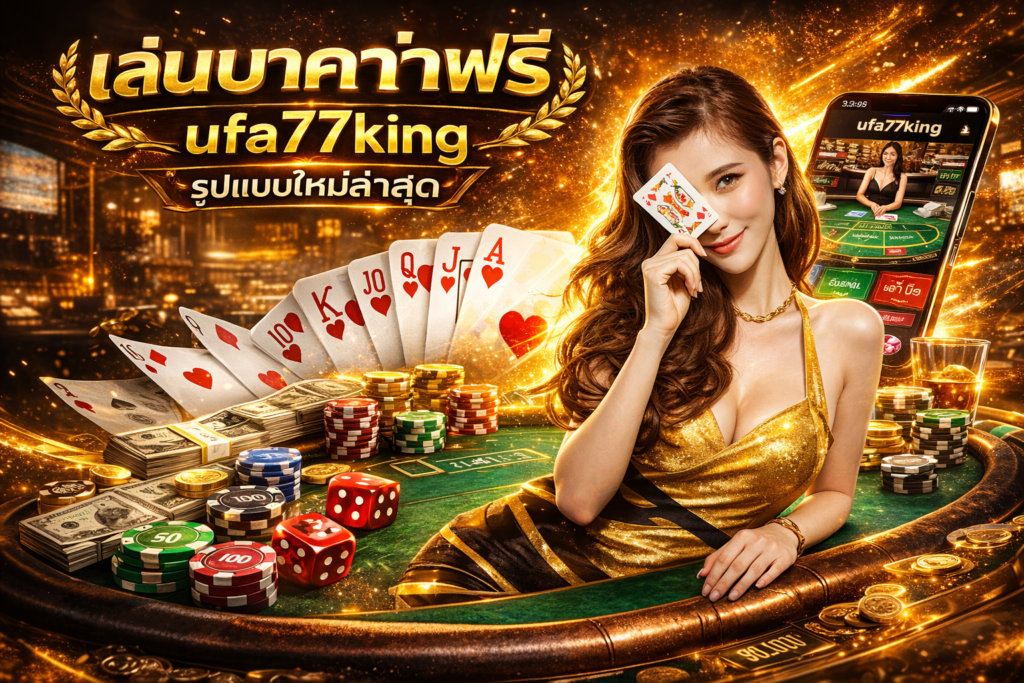 เล่นบาคาร่าฟรี ufa77king รูปแบบใหม่ล่าสุด